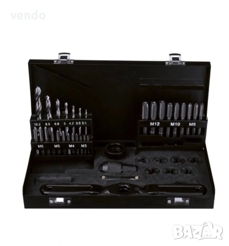 *ЧИСТО НОВ* PARKSIDE Комплект метчици и плашки , снимка 2 - Други инструменти - 53030944