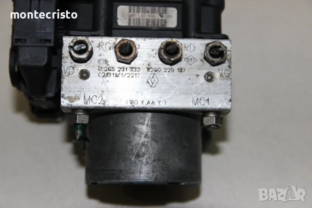 ABS модул Renault Clio II (1998-2005г.) 0265231333 / 8200229137 / 0265800316 / 0 265 231 333, снимка 3 - Части - 50789395