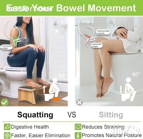 Дървен тоалетен стол StrongTek , снимка 4 - Други стоки за дома - 53913972