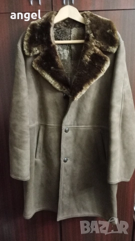 Мъжки кожух от естествена кожа 