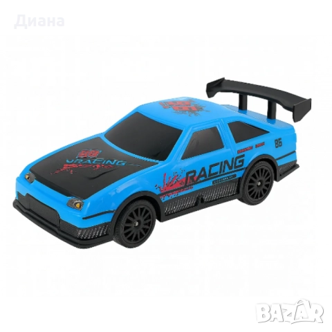Дрифт кола с мащаб 1:22, LED светлини, батерия на колата: 3.7V 500mAh, време за каране 20 минути и д, снимка 4 - Коли, камиони, мотори, писти - 51997071