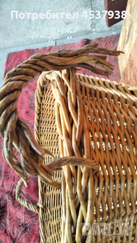 Продавам плетен панер, снимка 4 - Други - 53332549