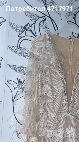 Продавам елегантна официална рокля .Подходяща за специални събития и официални поводи., снимка 4 - Рокли - 53300831