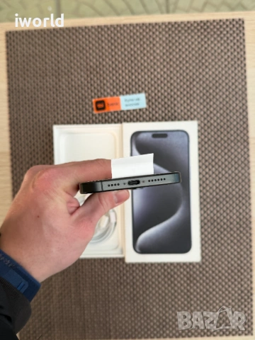 100% Батерия❗iPhone 15 Pro MAX лизинг от 29€ на мес black Titanium❗️256GB❗️, снимка 8 - Apple iPhone - 53165583