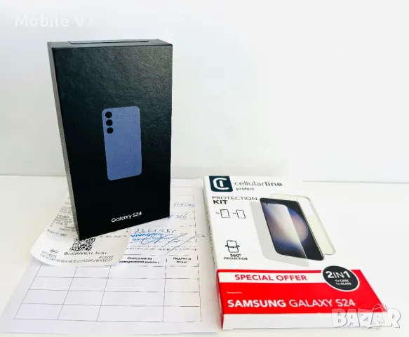 НОВ! Samsung Galaxy S24 5G 128GB Violet 2г.Гаранция!, снимка 1 - Samsung - 49447382