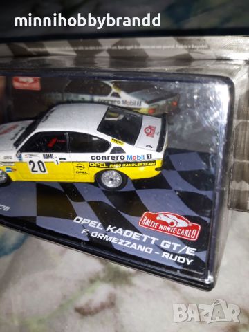 Fiat Abarth 131 Rally Opel Kadett GT/E Rally Monte Carlo 1.43  Eaglemoss . Top  top  models., снимка 9 - Колекции - 46703817