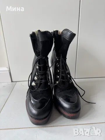 Дамски боти на висок ток, снимка 3 - Дамски боти - 50321084