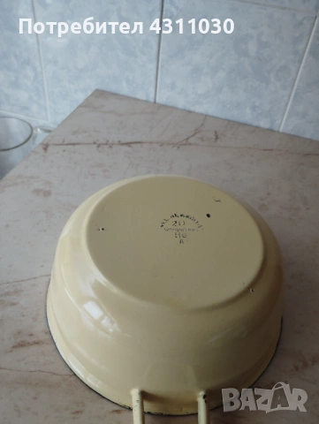 Нови емайлирани купи от 80-те години, снимка 13 - Съдове за готвене - 54203424