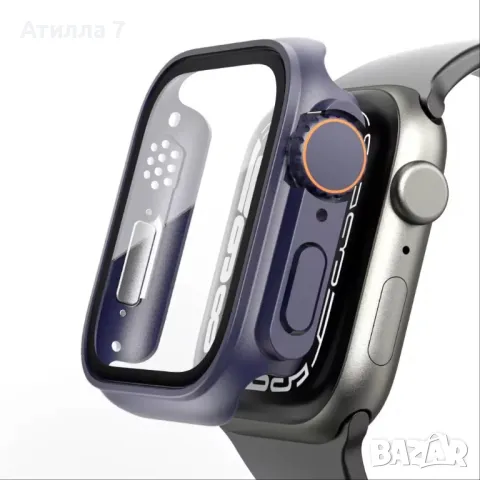 Протектор + Кейс за Apple Watch/iWatch 5, 6, 7, 8 SE към Ultra 44,45мм, снимка 3 - Смарт гривни - 48687196