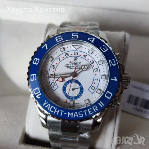 Мъжки луксозен часовник Rolex Yacht-Master II Steel – 116680 – EUR 17,150, снимка 7 - Мъжки - 47227386