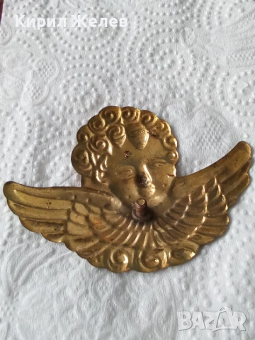 Месингова апликация 53758, снимка 2 - Антикварни и старинни предмети - 53568579