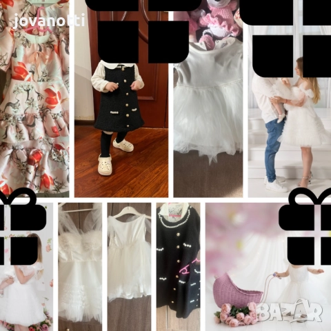 Рокля мама и бебе , майка и дъшеря еднакви комплекти 