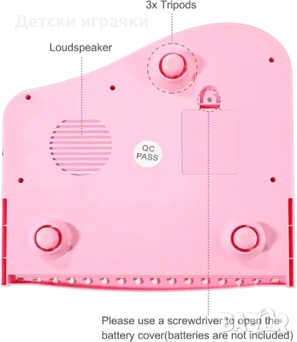 Детско пиано с микрофон, музикална играчка , снимка 6 - Музикални играчки - 52797916