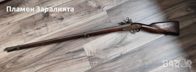 Кремъчна пушка автентична 18 Век уникат, снимка 13 - Антикварни и старинни предмети - 52586098