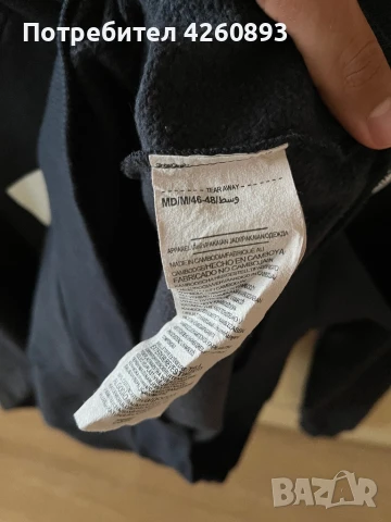 Мъжки черен суичър UA, снимка 4 - Спортни дрехи, екипи - 50606968