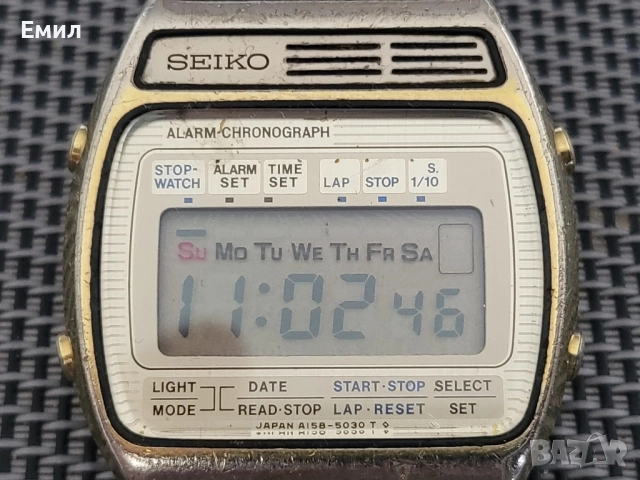 Колекционерски часовник SEIKO A158-5050, снимка 2 - Колекции - 51632607