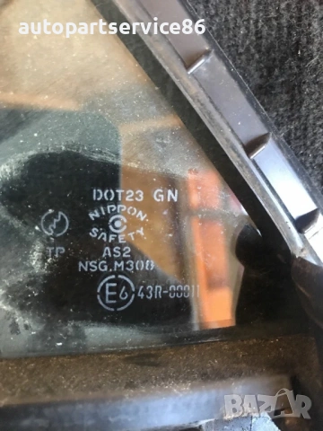 Вентилационно стъкло за задна дясна врата за Mazda 6 2.0 бензин (2004) 43R00011, GJ6A72651, снимка 2 - Части - 53729226