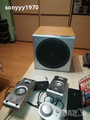 LOGITECH Z-3 БУФЕР С УСИЛВАТЕЛ И 2 КОЛОНИ 0811252011LCHERY2, снимка 4 - Тонколони - 52345383