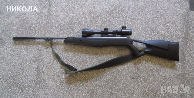 Въздушна пушка Crosman F4 Benjamin 4.5 мм, с газово бутало. Оптиката е Gamo 3-9Х40., снимка 1 - Въздушно оръжие - 45905776