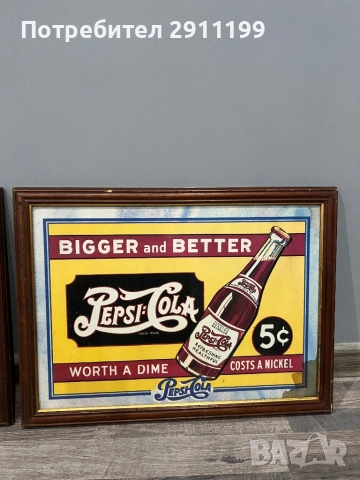 Картина / реклама на Pepsi Cola 2бр., снимка 5 - Картини - 53333285
