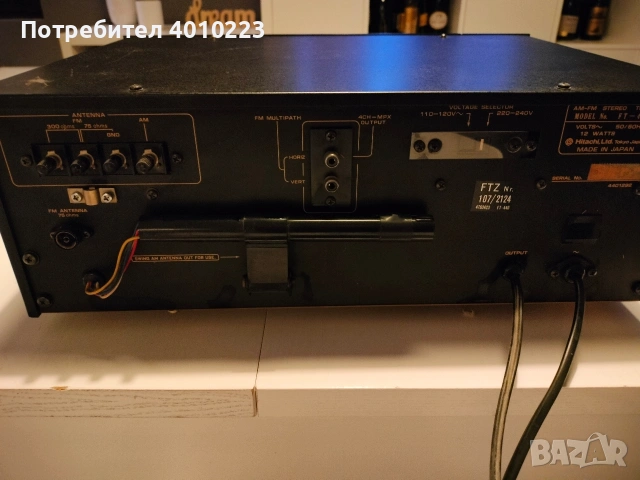 HITACHI FT-440, снимка 2 - Ресийвъри, усилватели, смесителни пултове - 54009730