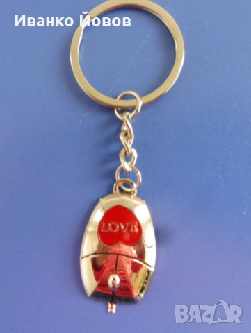 Ключодържател Компютърна мишка, метален, цветен, 2D (плосък), идеален подарък, снимка 4 - Други - 53430373