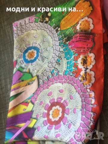Копринен шал на бразилския бранд Scarf me, снимка 6 - Шалове - 52198738
