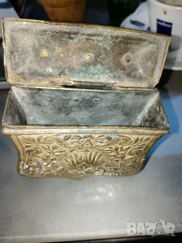 Продавам бронзов османски фишеклък, снимка 3 - Антикварни и старинни предмети - 53521205