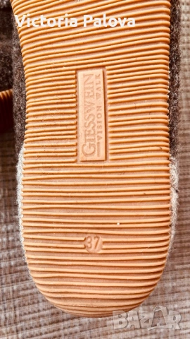 Вълнен уют от Австрия - боти-пантофи Giesswein Wildpoldsried - Размер 37 , снимка 10 - Пантофи - 54001249