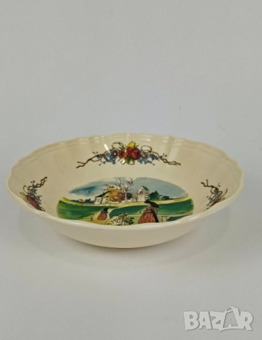 Стар сервиз за хранене - Sarreguemines, Франция, снимка 13 - Сервизи - 52146978