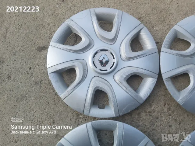 4 броя Оригинални тасове за Renault Clio 16, снимка 5 - Аксесоари и консумативи - 49630854