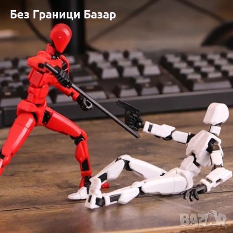 Нова Динамична фигурка 3D принтирана T13, готова за игра, робот деца играчка, снимка 2 - Фигурки - 46613029