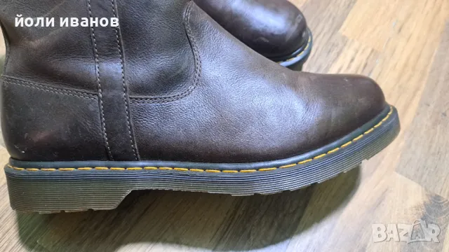 Dr.Martens-IDRIS-made in Thailand-кожени шити ботуши 48 номер, снимка 2 - Мъжки ботуши - 48590743