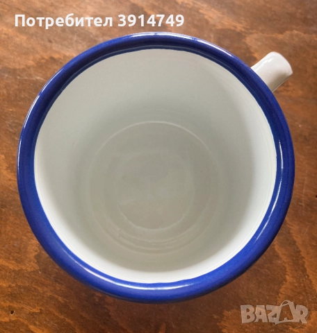 НОВО Емайлирано метално канче / чаша с дръжка; 370 мл, снимка 6 - Чаши - 51657130