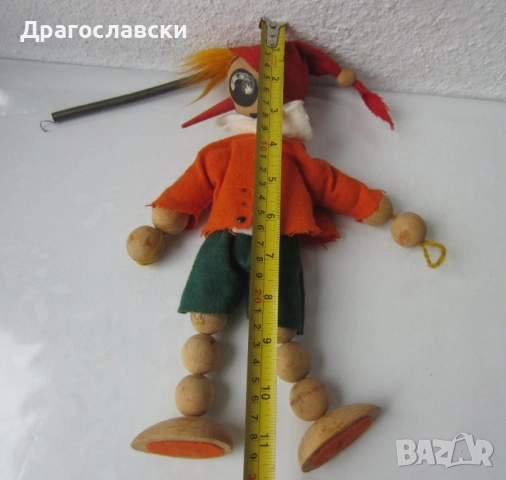 Пинокио - стара играчка и канапе, диван, седалка - малък, за игра или декорация, снимка 18 - Други - 29741515