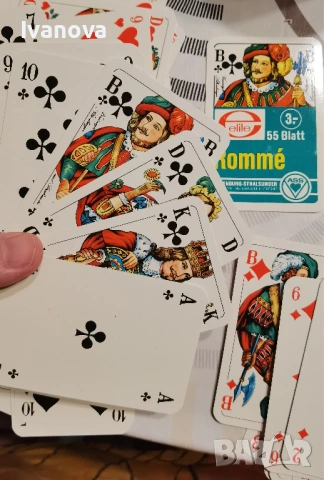 Карти за белот, пасианс, покер и др, оригинални Ass Altenburg, снимка 3 - Карти за игра - 53558910