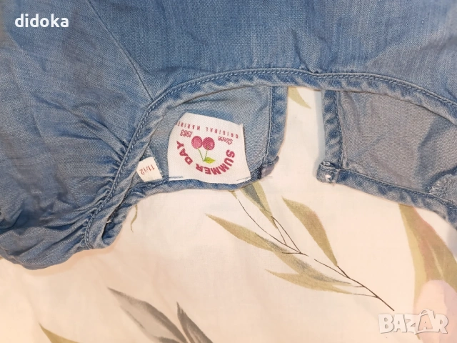 Дънкова туника  original marines , снимка 2 - Детски тениски и потници - 54257857