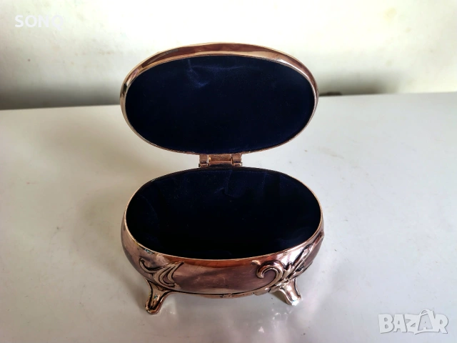 Страхотна Стара Кутия За Бижута, снимка 3 - Антикварни и старинни предмети - 53731983