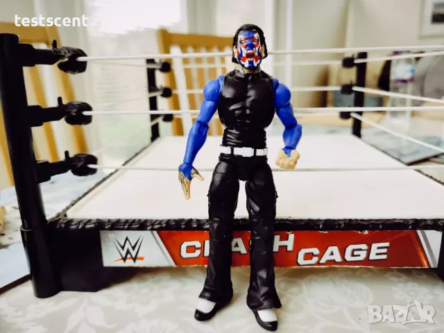 Екшън фигура WWE Jeff Hardy Elite Series US Джеф Харди Mattel 2011, снимка 4 - Колекции - 48432308