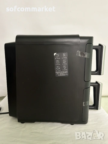 НОВ Ninja Double Stack SL300EU – Вертикален Air Fryer (7.6L) + 6 м. Гаранция, снимка 6 - Фритюрници - 54056669