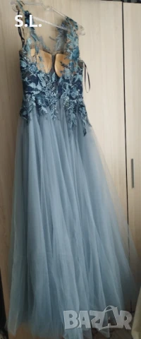 Официална бална рокля "три нюанса синьо", снимка 2 - Рокли - 50606614