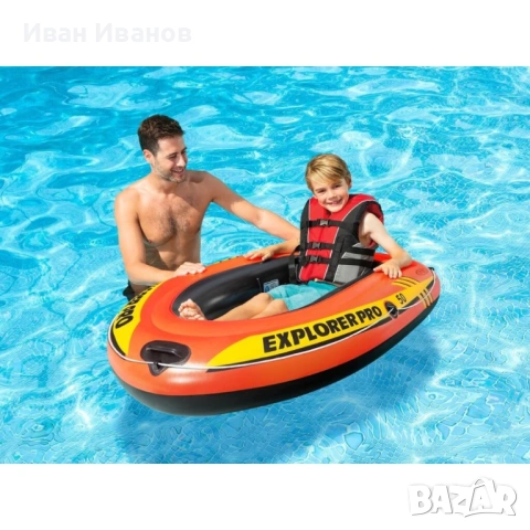 Надуваема лодка Intex Explorer Pro 50, снимка 2 - Басейни и аксесоари - 53463551