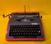 Пишеща Машина Хеброс 1300Ф 3 Цвята Кирилица нова лента топ състояние, снимка 4