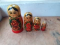 Матрьошка стара руска дарвена кукла 4 в 1, снимка 4