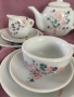 Винтидж (1960г.) немски порцеланов комплект за чай за кукли., снимка 2