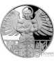 Архангел Михаил – рядка сребърна монета 2 oz PROOF – Niue 2022 – тираж 500 – сертификат, снимка 1