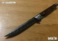 Сгъваем нож M390 - 78х194 (4) - острие"дамаск" , снимка 5
