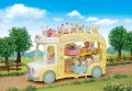 Sylvanian Families Rainbow Fun Nursery Bus триетажно превозно средство, побира до 28 бебета, деца, снимка 3