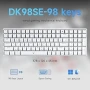 Геймърска клавиатура Dierya DK98se, 98 клавиша, механична клавиатура, снимка 2