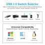 VEDINDUST USB 3.0 превключвател за 2 компютъра споделяне на 4 USB 3.0 устройства, снимка 3
